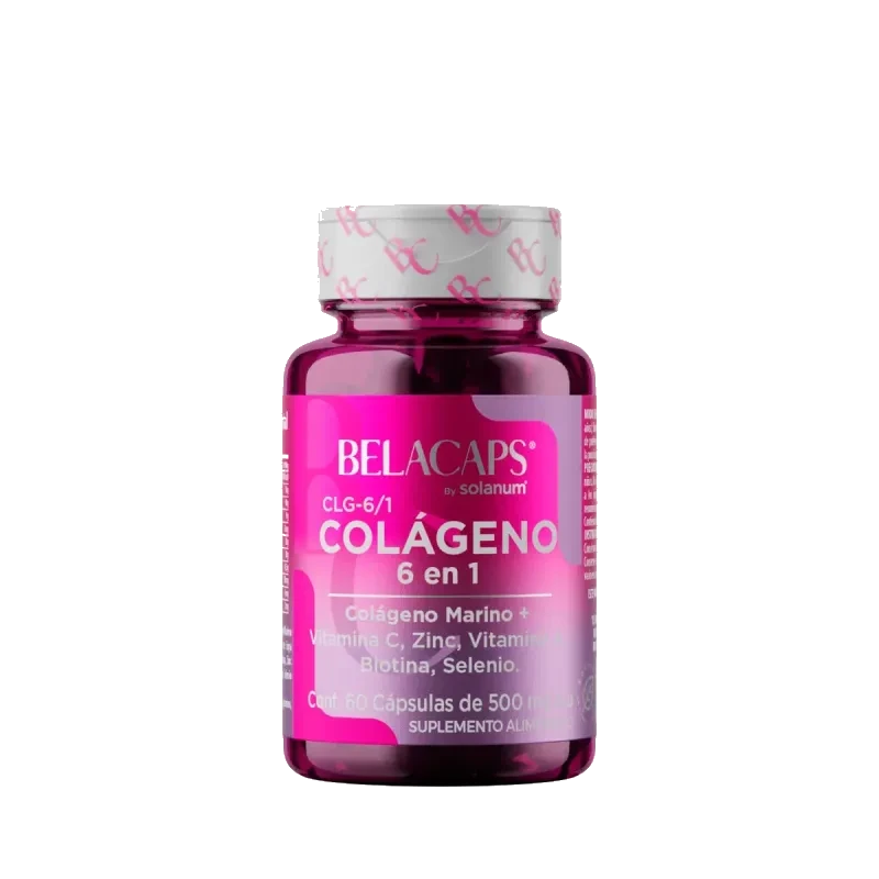 BELACAPS COLAGENO 6 EN 1 500MG CAP C/60 *SLN*