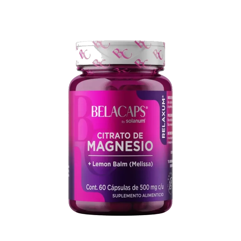 BELACAPS CITRATO DE MAGNESIO 500MG CAP C/60 *SLN*