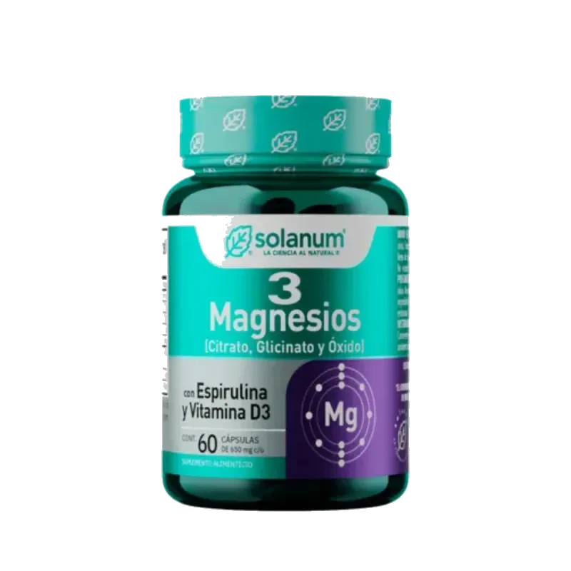 SOLANUM 3 MAGNESI SUP ALIM 60CAPSN