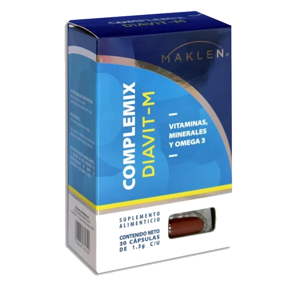COMPLEMIX DIAVIT-M VITAMINAS , MINERALES Y OMEGA 3 MAKLEN