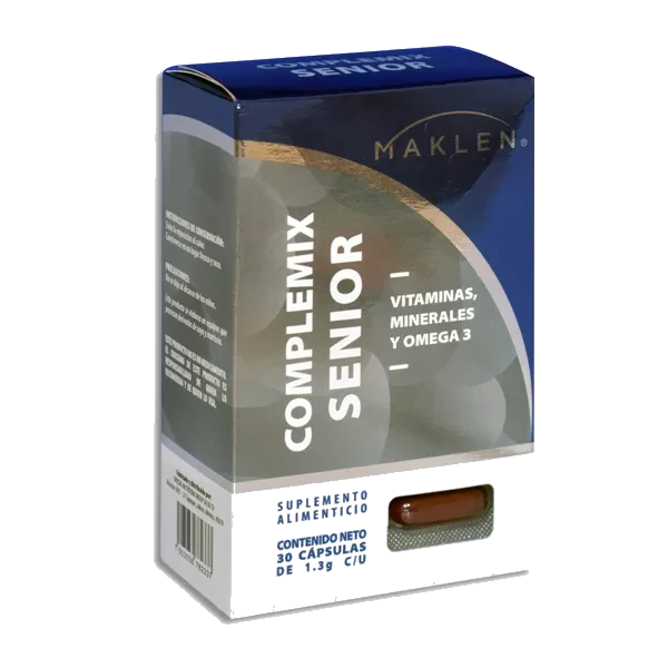 COMPLEMIX SENIOR VITAMINAS , MINERALES Y OMEGA 3 MAKLEN