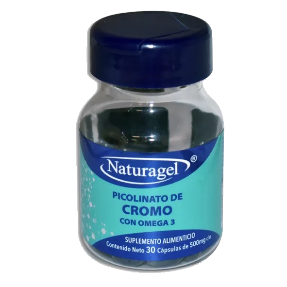 PICOLINATO DE CROMO CON OMEGA 3 NATURAGEL