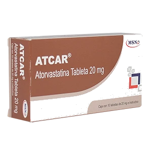 ATCAR (ATORVASTATINA 20MG) 10TABS