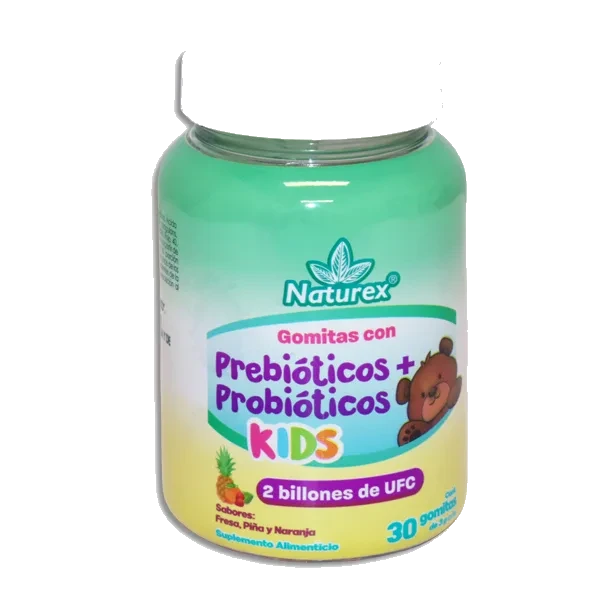 PREBIOTICOS+PROBIOTICOS KIDS 30GOM