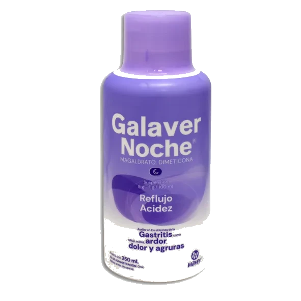 Galaver Noche Magaldrato/Dimeticona Suspensión Noche Envase De 8g - 1 g /100 ml