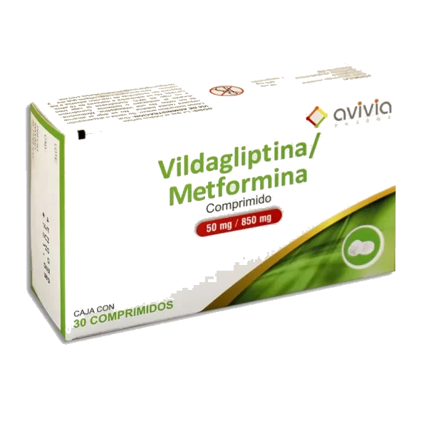VILDAGLIPTINA/METFORMINA 50/850MG AVIVIA