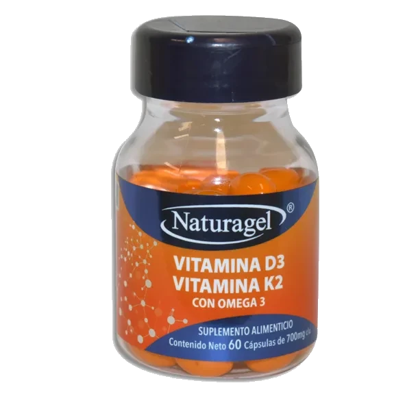 VITAMINA D3 VITAMINA K2 CON OMEGA 3 NATURAGEL