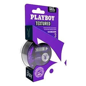 PLAYBOY CONDOMS TEXTURIZED 3PZS