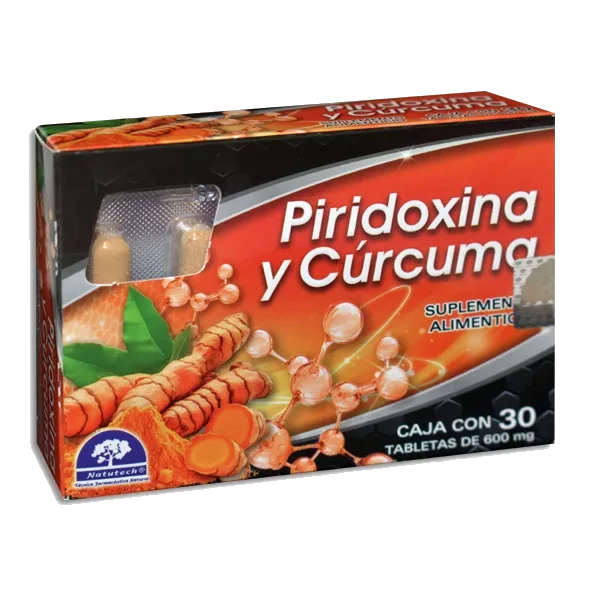 PIRIDOXINA Y CURCUMA NATUTECH