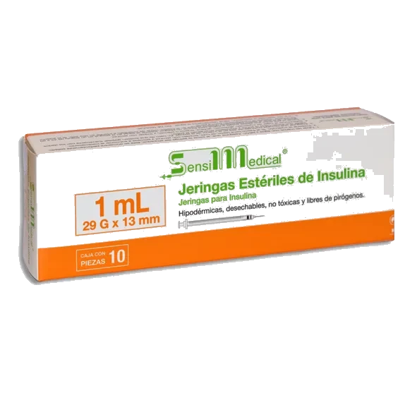 JERINGA 1ML INSULINA 29X13 SENSIMEDICAL