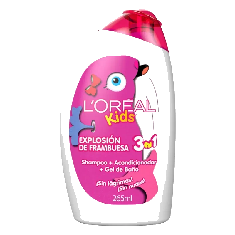 SH KIDS 3EN1 EXPLOSION FRAMBU 265ML