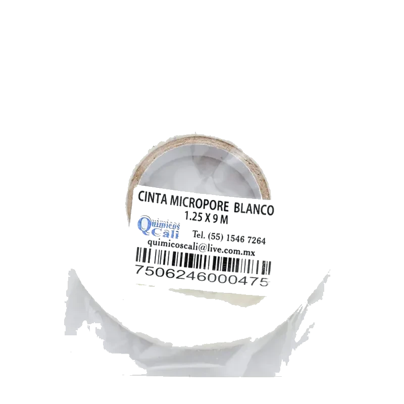 CINTA MICROPOR BCO 1.25CM X 9MT