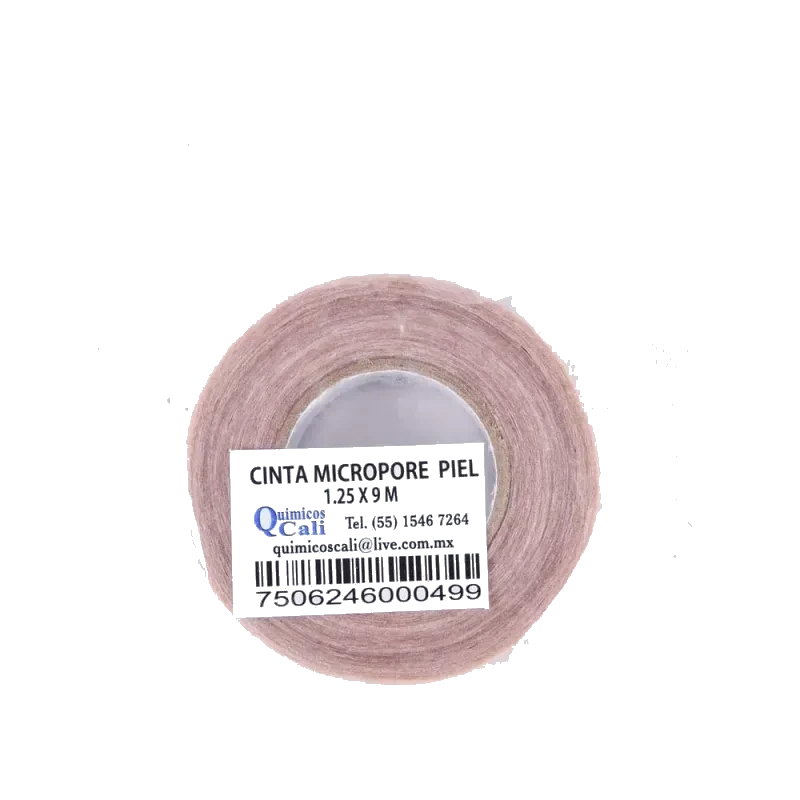 CINTA MICROPOR PIEL 1.25CM X 9MT