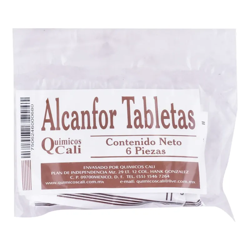 ALCANFOR TABLETAS 6SB