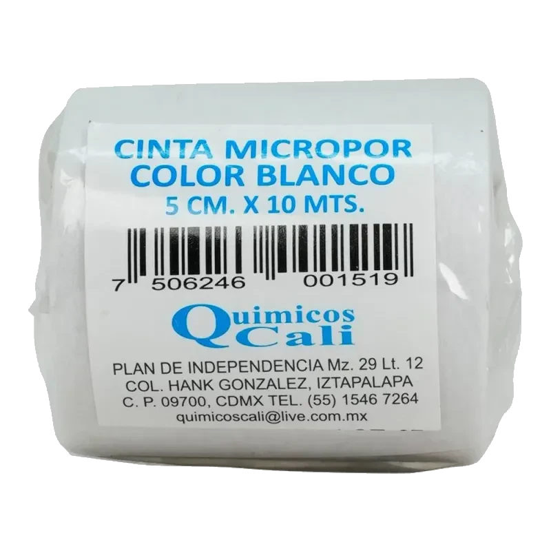 CINTA MICROPOR BCO 5CM X 10MTS