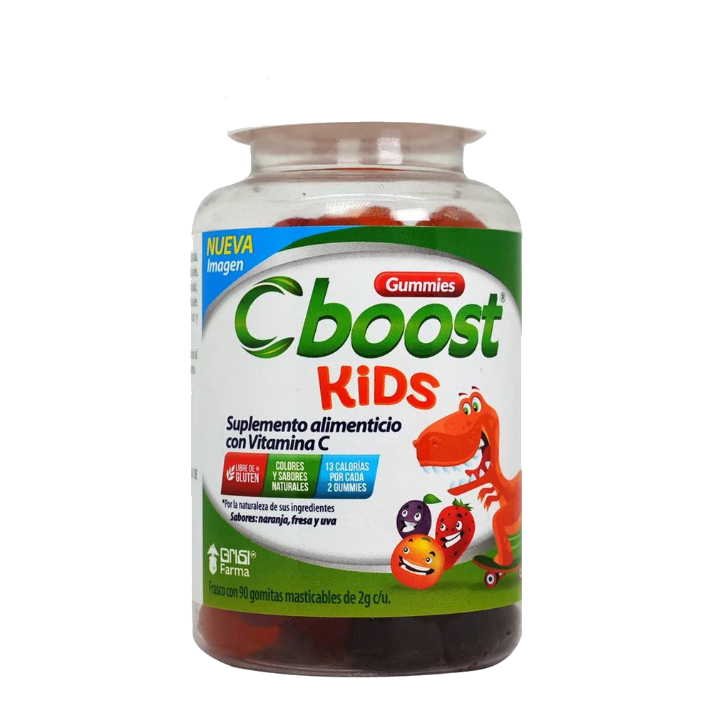 C-BOOST KIDS VIT-C FCO 90 GOMAS 2 G