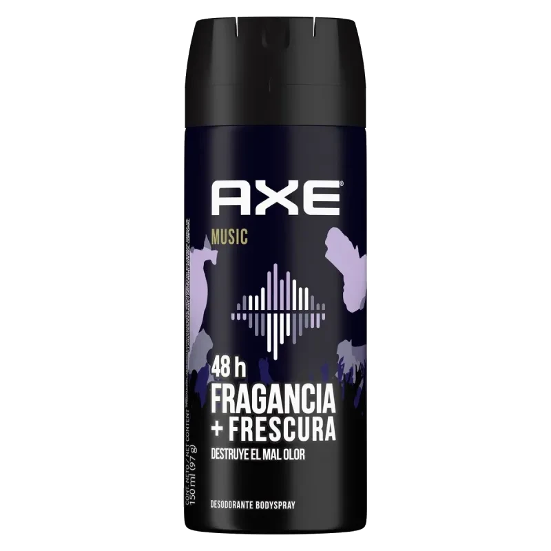 DESOD AXE MUSIC FRES 48H SPY150ML