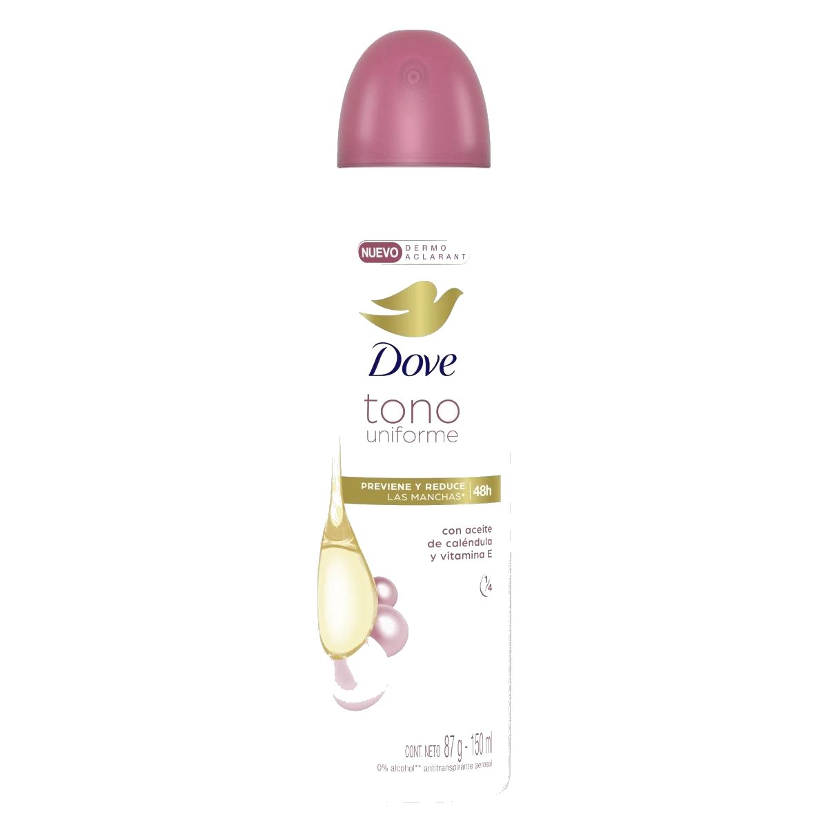 DOVE DERMO ACLARANTE CALENDULA 150ML. *UNL* MUJER