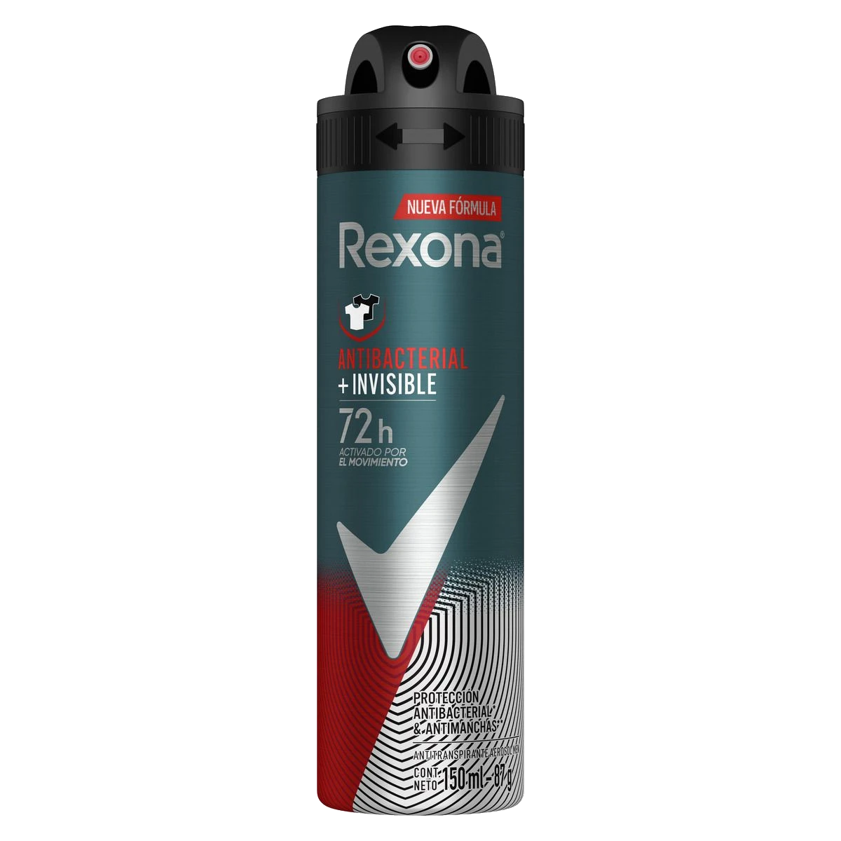REXONA ANTIBACTERIAL+INVISIBLE 150ML *UNL*