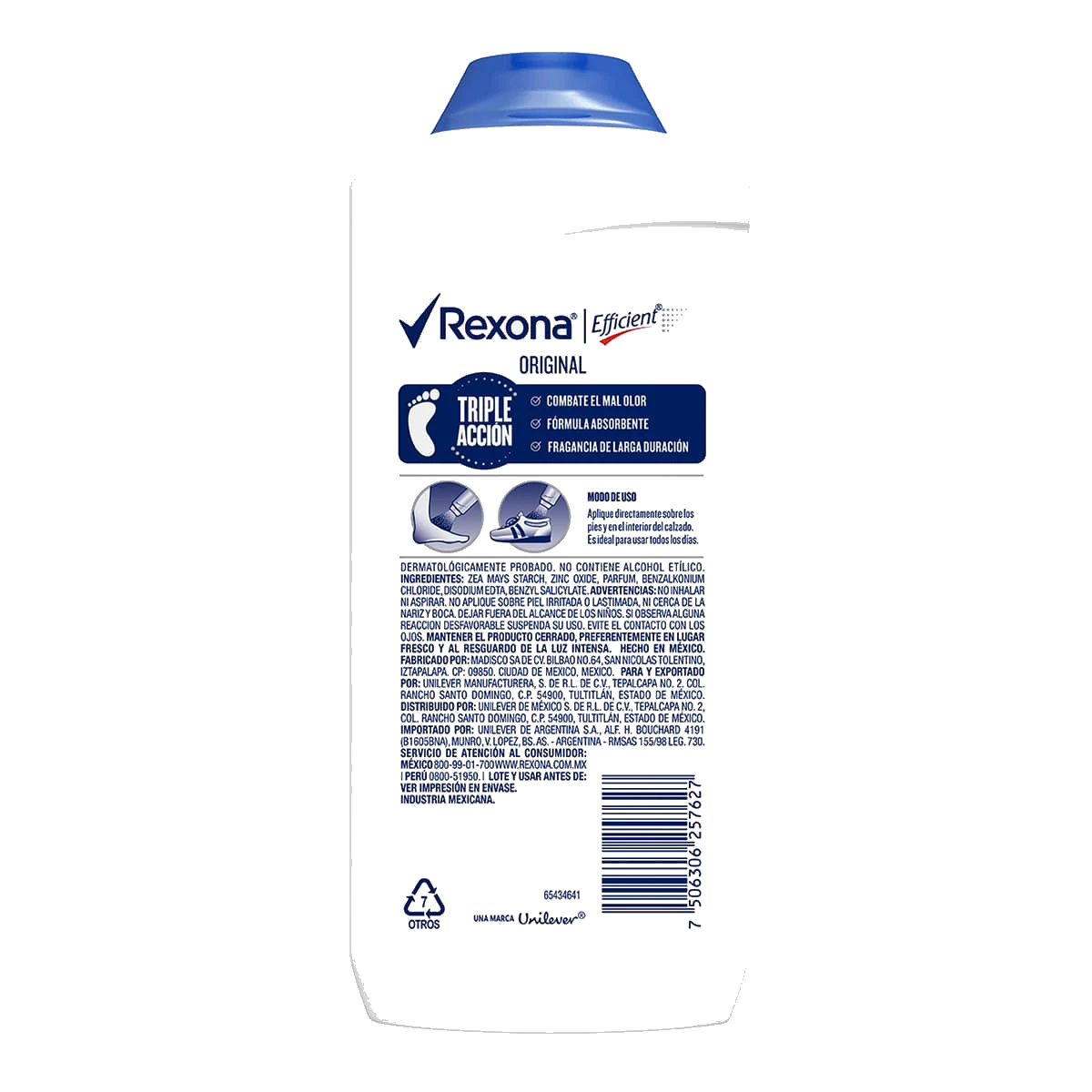 TALCO REXONA EFFICIENT 200GR *UNL