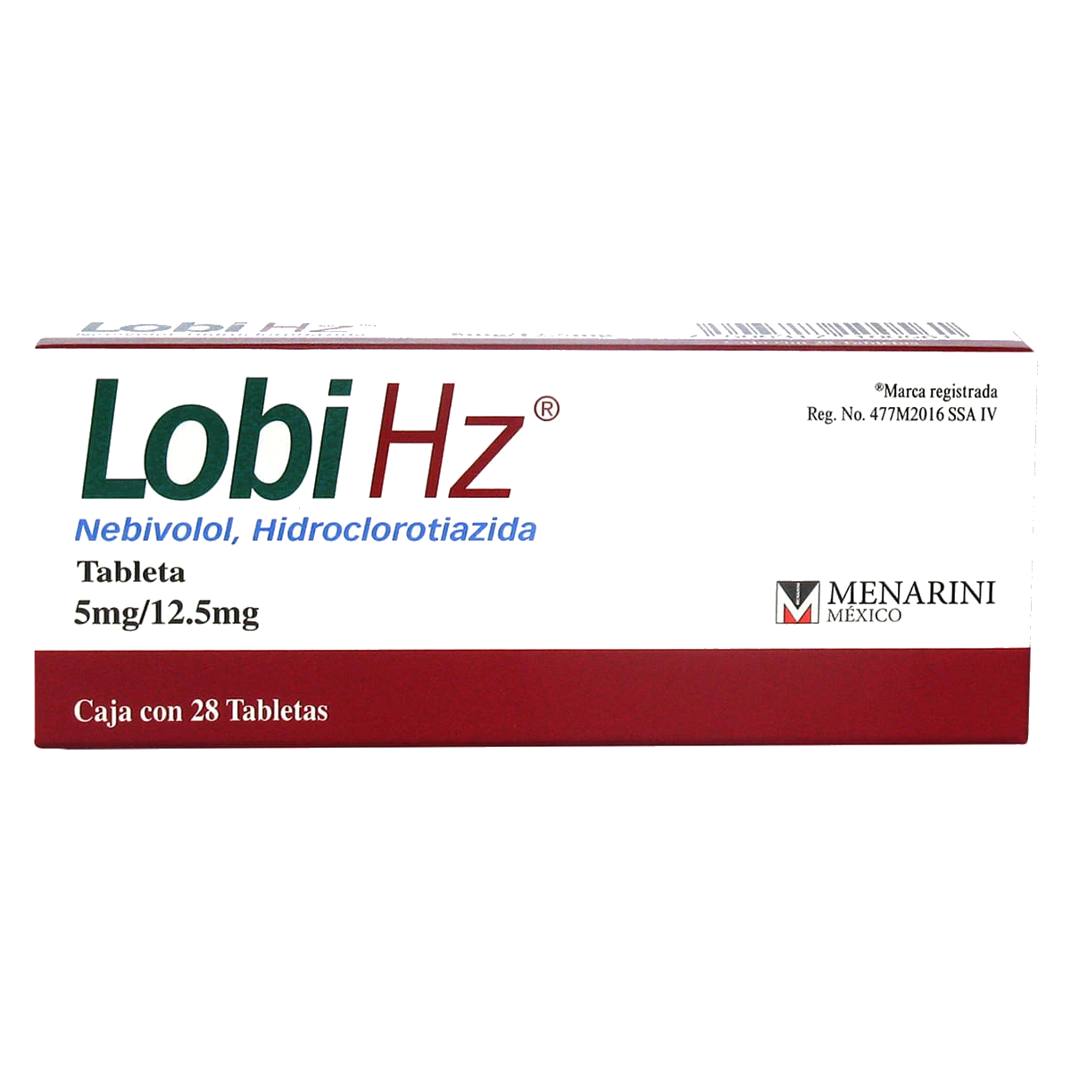 LOBI HZ 28 TAB 5/12.5 MG