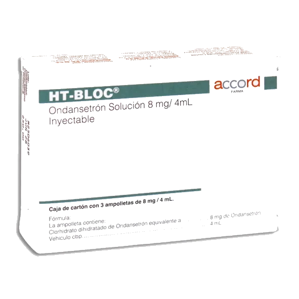 HT-BLOC (ONDANSETRON 8MG/4ML) 3AMP SOL