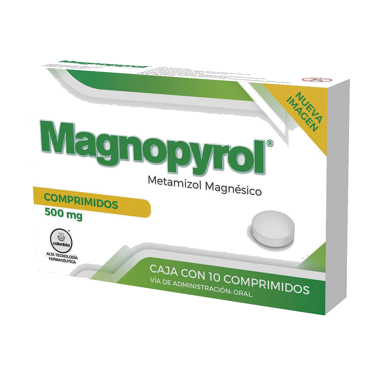 Magnopyrol 500 Mg 10 Comprimidos