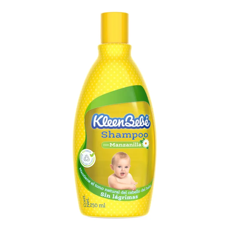 Mantiene el cabello claro del bebé, sin lagrimas y empaque reciclado