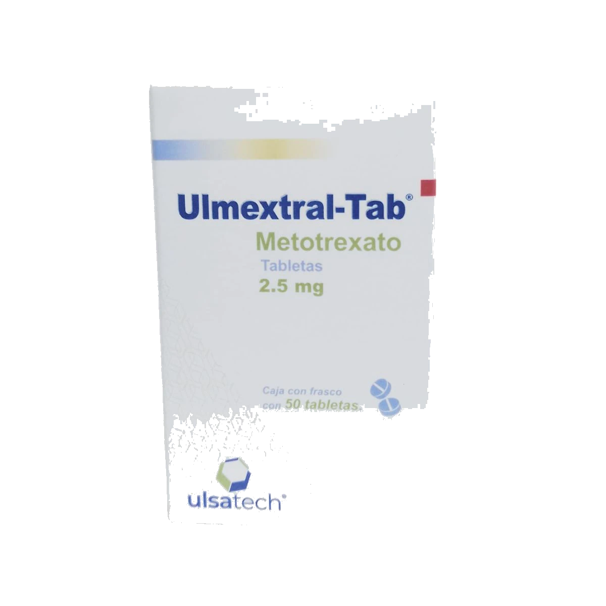 Ulmextral-Tab Metotrexato Ulsatech Caja Con Frasco Con 50 Tabletas De  2.5mg