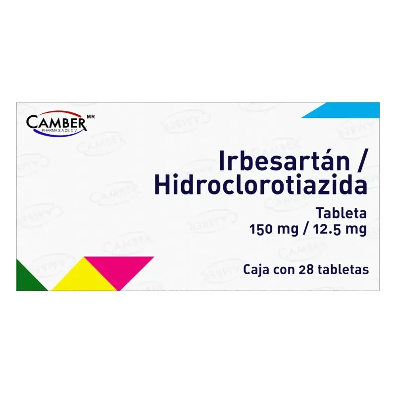 IRBESARTAN/ HIDROCLOROTIAZIDA 12.5/150MG CAMBER
