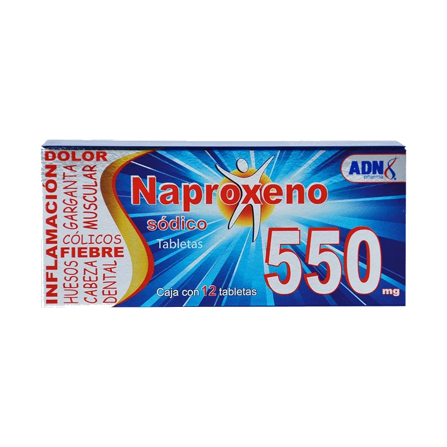 NAPROXENO 550MG (BIXEN) 12TABS