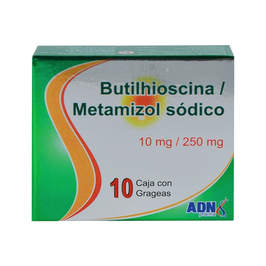 BUTILHIOSCINA/METAMIZO 10MG/250MG 10GRAG