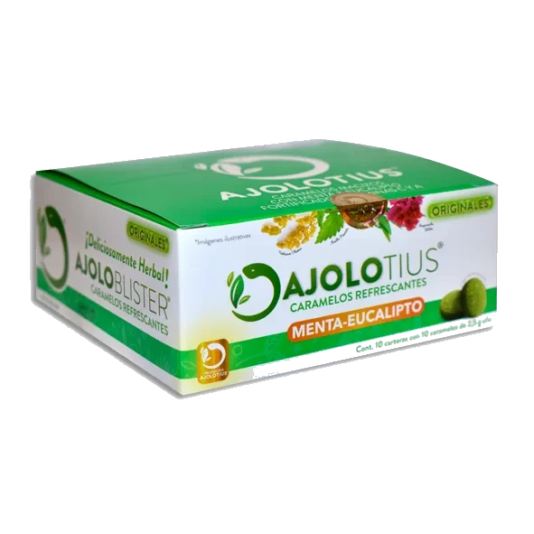 AJOLOTIUS PASTILLAS REFRESCANTES MENTA – EUCALIPTO