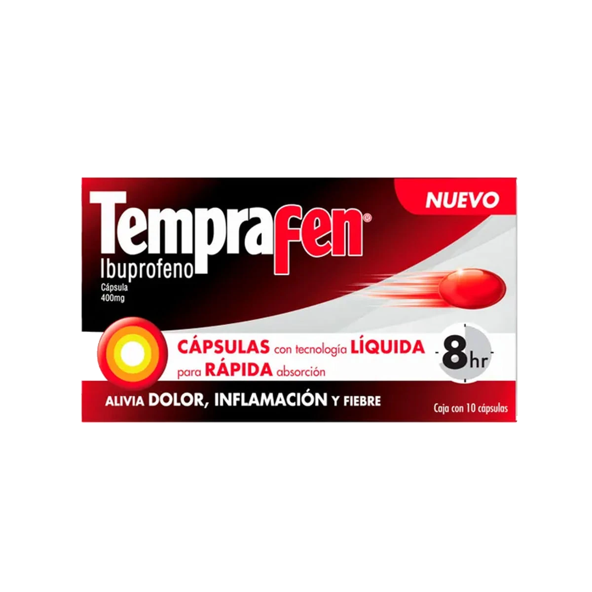 Tempra Fen, alivio del dolor fiebre e inflamacion