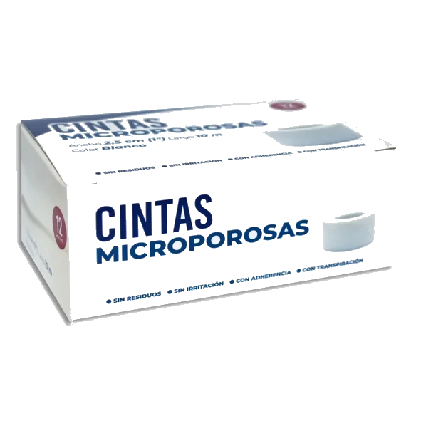 CINTA MICROPOROSA BCA CINTAPORE 2.5CMX10M