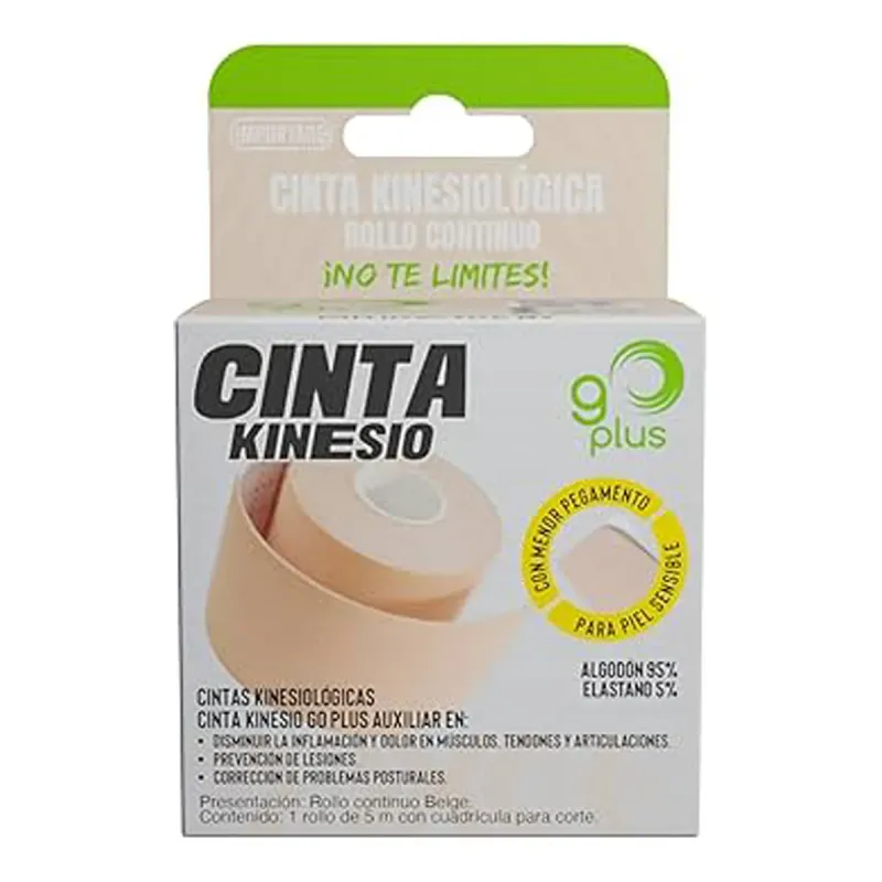CINTA KINESI GO PLUS BEIGE 5M