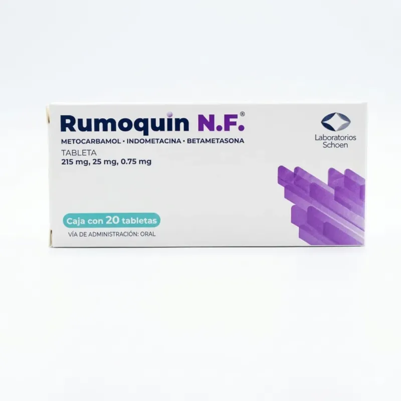 RUMOQUIN N.F. (METOC/INDOM/BETAM) 20TABS