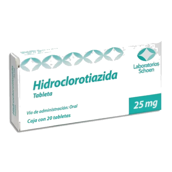 HIDROCLOROTIAZID 25MG 20TAB LGEN