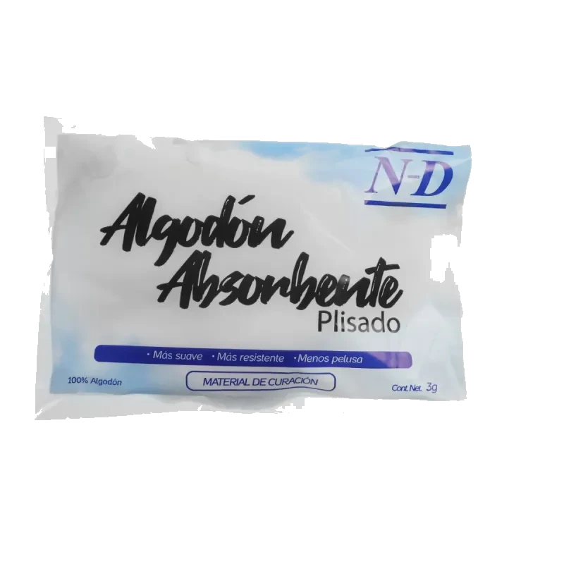 ALGODON N-D PLISADO 3 G