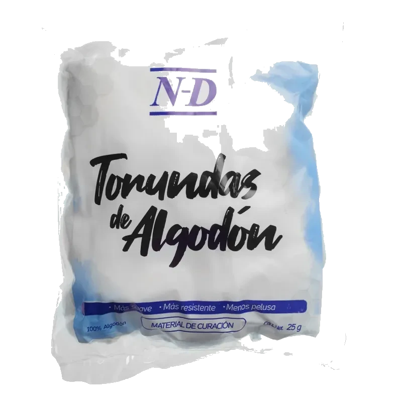 ALGODON N-D TORUNDA 25 G