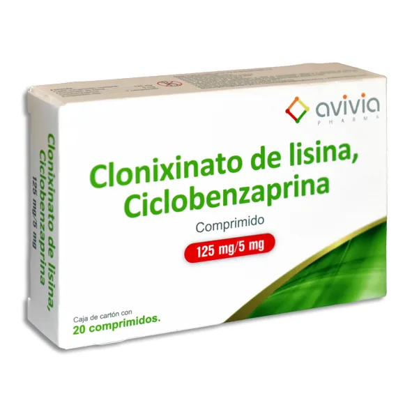 CLONIXINATO DE LISINA, CICLOBENZAPRINA AVIVIA