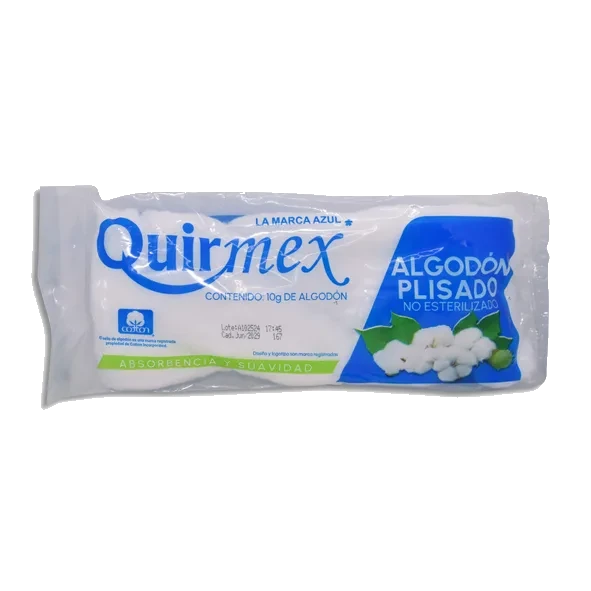 ALGODON ABSORBENTE PLISADO QUIRMEX