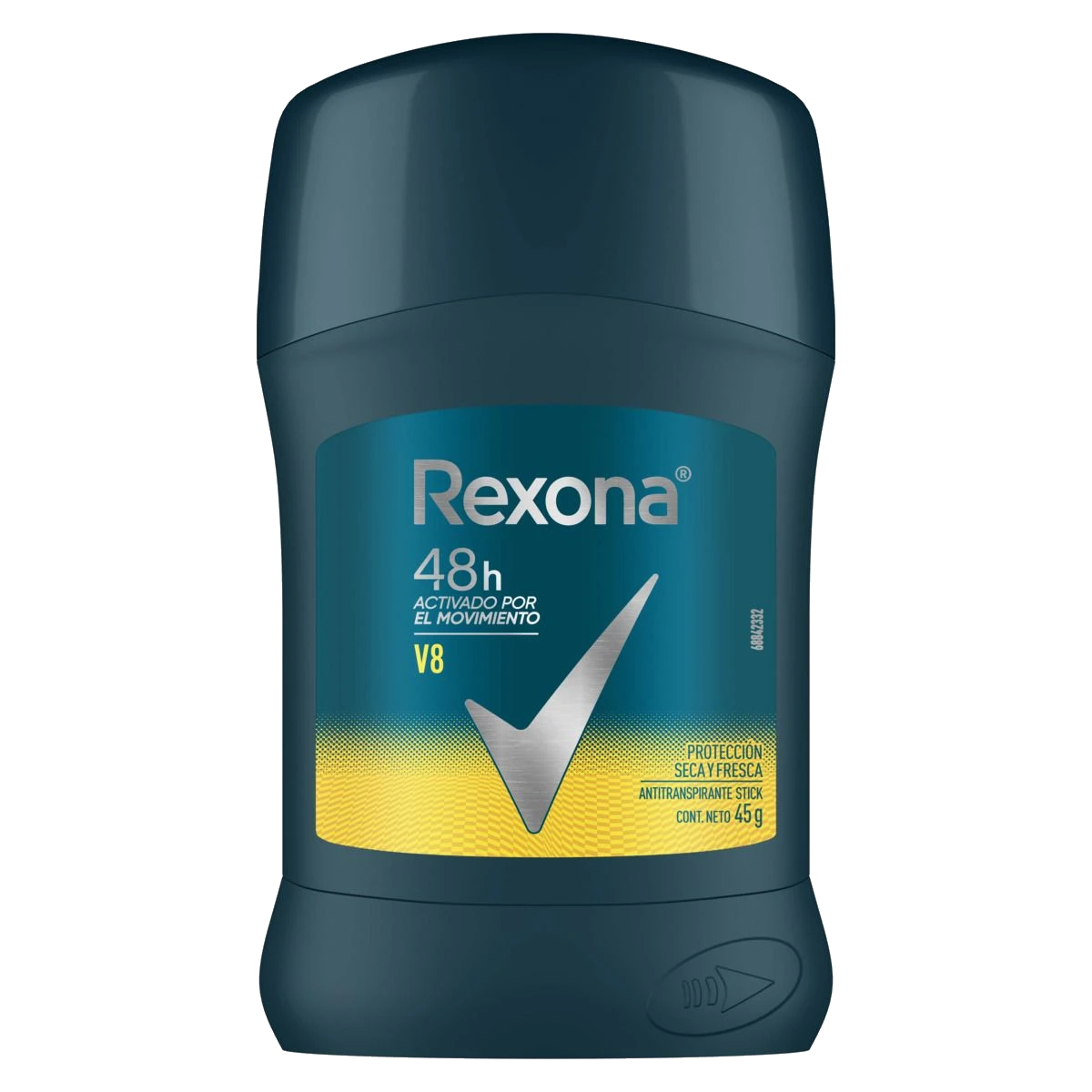 DESOD REXONA MEN V8 72H STICK 45G