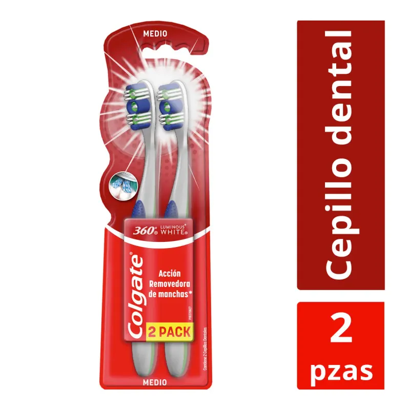 CEP DENT COLGATE LUMIN WHITE MED2X1