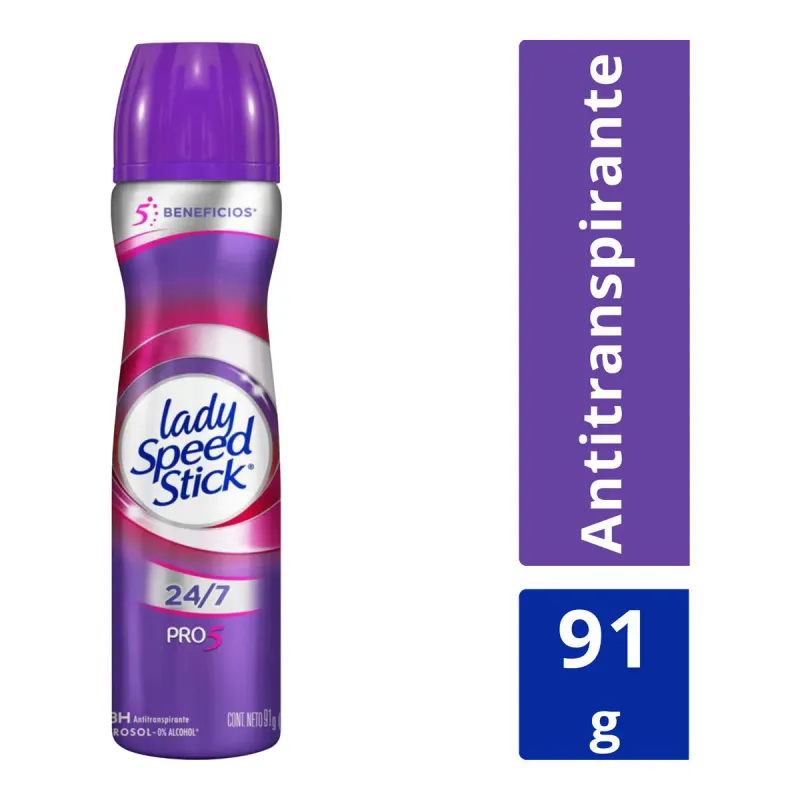 LADY SPEED STICK AEROSOL PRO.5 EN 1 91GR *CLT*