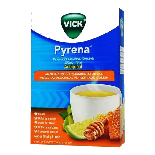 VICK PYRENA 5 SOB SABOR MIEL-LIMON 5 G