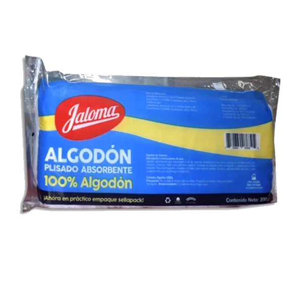 ALGODON ABSORBENTE PLISADO JALOMA