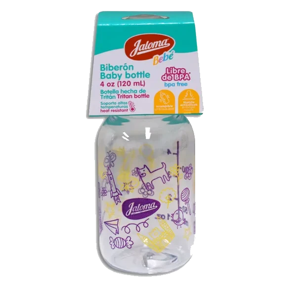 BIBERON ROSA/AMARILLO 4 ONZAS 1PZA