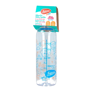 BIBERON CON MAMILA DE SILICON NIÑO 8OZ