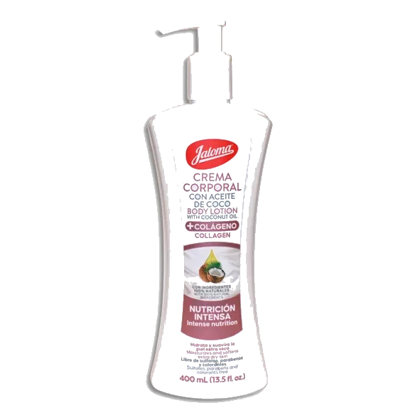 Jaloma Crema Corporal De Coco + Colágeno De 400 ml